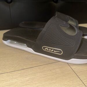 Nike Black and White Slides